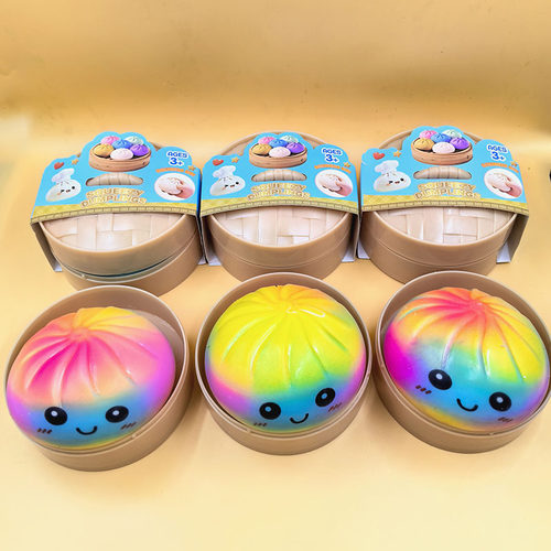 Simulation Steamed Stuffed Bun Kneading Music Slow Rebound D