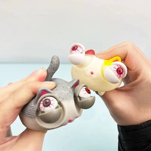 Creative Boost Cat Eyes Popping Squeeze Toys Adult Children
