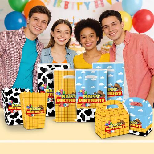 Toy Story Themed Party Supplies Printed Candy Bags Snack Box