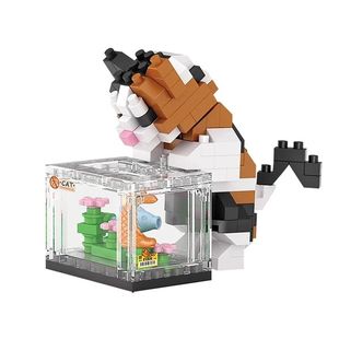 Building Animals Girls Kit Blocks Tanks Fish Cats Cute NEW