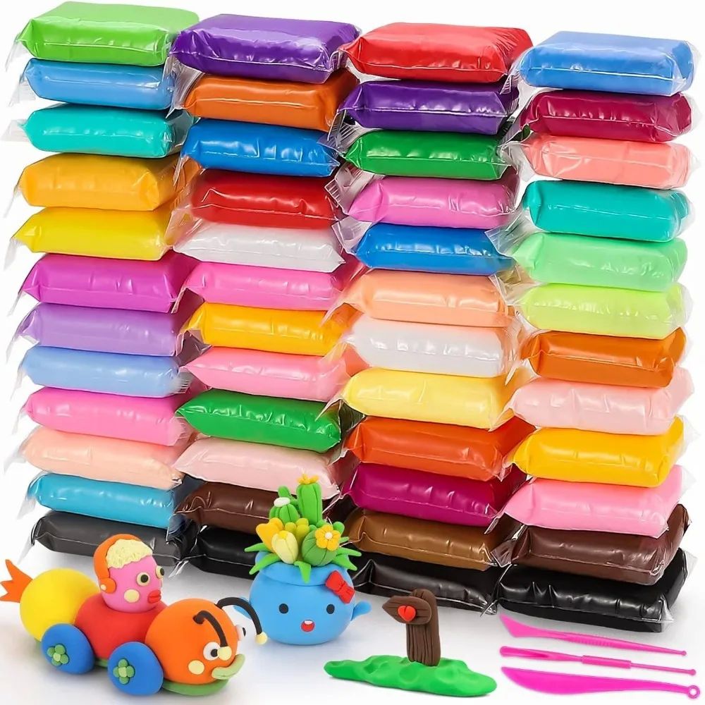 48 Colors Air Dry Clay Ultra Light and Air Dry Clay for Chil