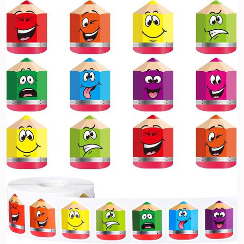 100-500pcs Reward Stickers for Kids Children Kindergarten Ha