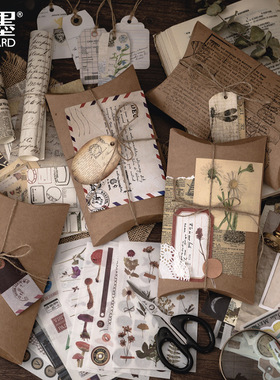 30 Pcs/set Vintage Scrapbooking Diy Stickers Pack Decorative