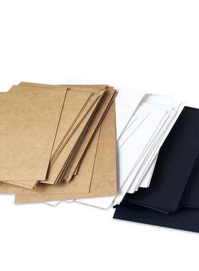 20/30pcs A6 Size 9.5 X 14.5cm Kraft Paper 350gsm Card paper,