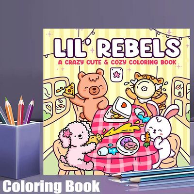 28 Pages Cozy Style Coloring Book for Adult | Colouring Book