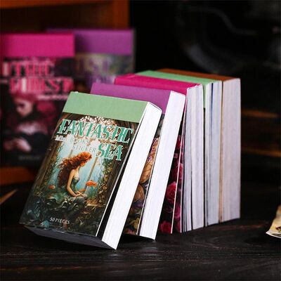 50 pcs Vintage Diy Scrapbooking supplies Decor Stickers Junk