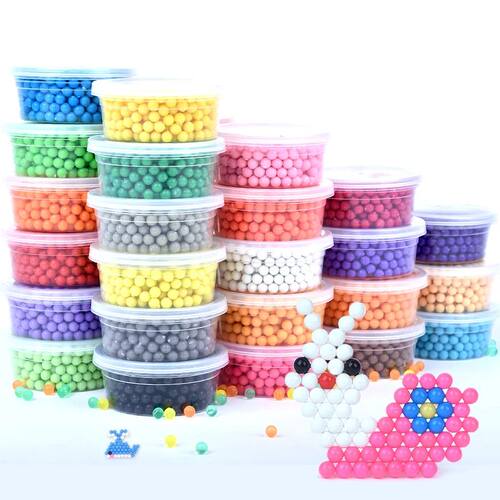 600Pcs Plastic Box Packag 30 Colors 5mm Perlen Water Beads S