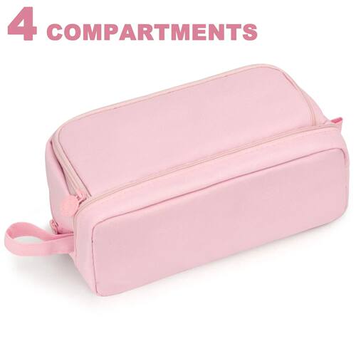 Large-Capacity Portable Pencil Case Minimalist Multi-Compart