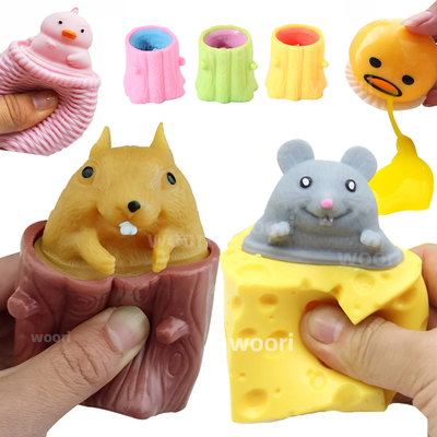 Squeezing Squirrel Cup Toys Decompression Fidget Antistress