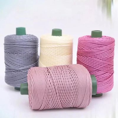 3mm Crochet Yarn Ice Rope Thread for Hand Knitting Bag Hat S