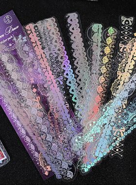 30 Sheets Style Deco Sticker Pack -  Cute & Stylish Holograp