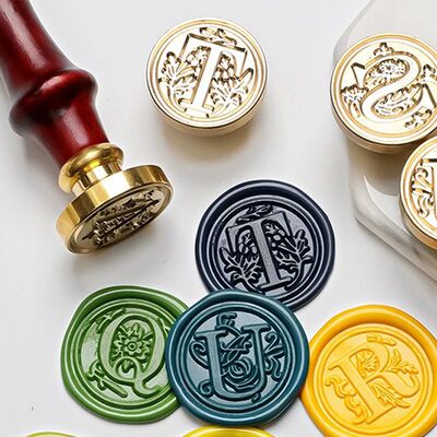 2PCS clear sealing stamp head wax seal craft supplies wax se