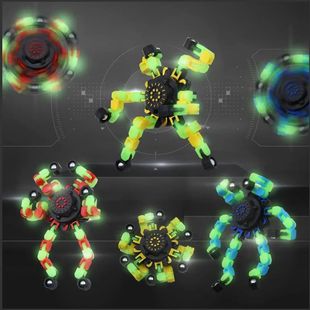 Dark Def Spinners DIY Gyro Fingertip The Glow Fidget 4Pcs
