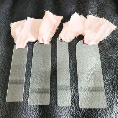 10Pcs New Acrylic Transparent Bookmark DIY Handmade Craft Ta
