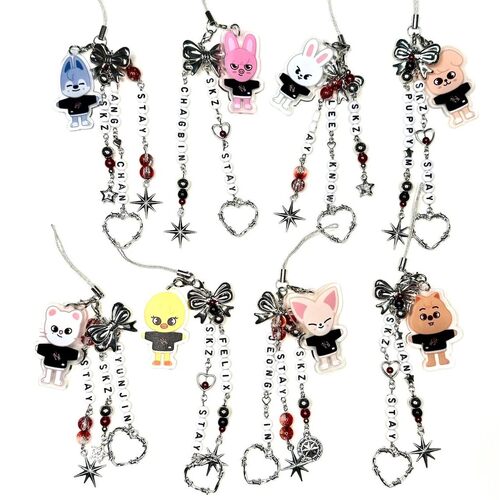 Handmade Cute Animal Phone Charm| Cute SKZ K-Pop Boy Group I