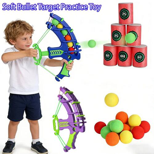 Soft Target Practice Toy for Children, Educational Shooting