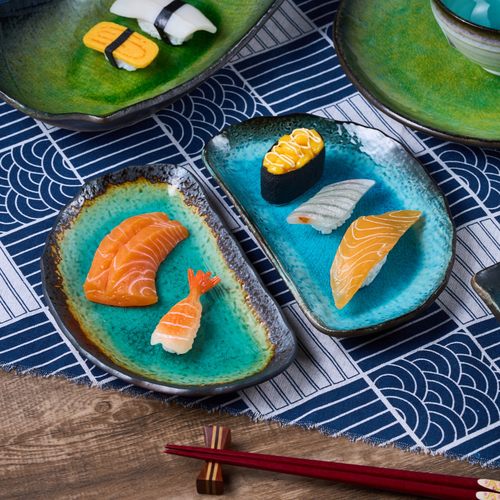 日本进口美浓烧复古陶瓷碟