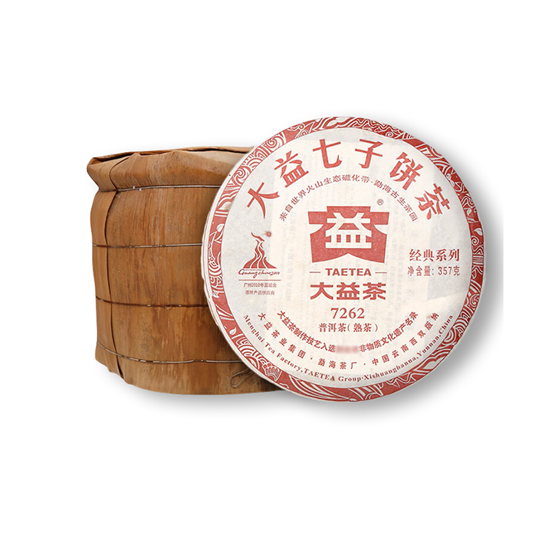 大益普洱茶2010年7262熟茶一提