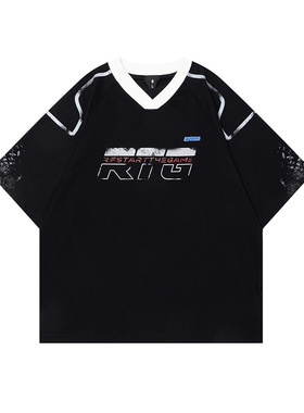 夏季复古街头宽松短袖凉感抑菌230克重ovesize半袖潮牌