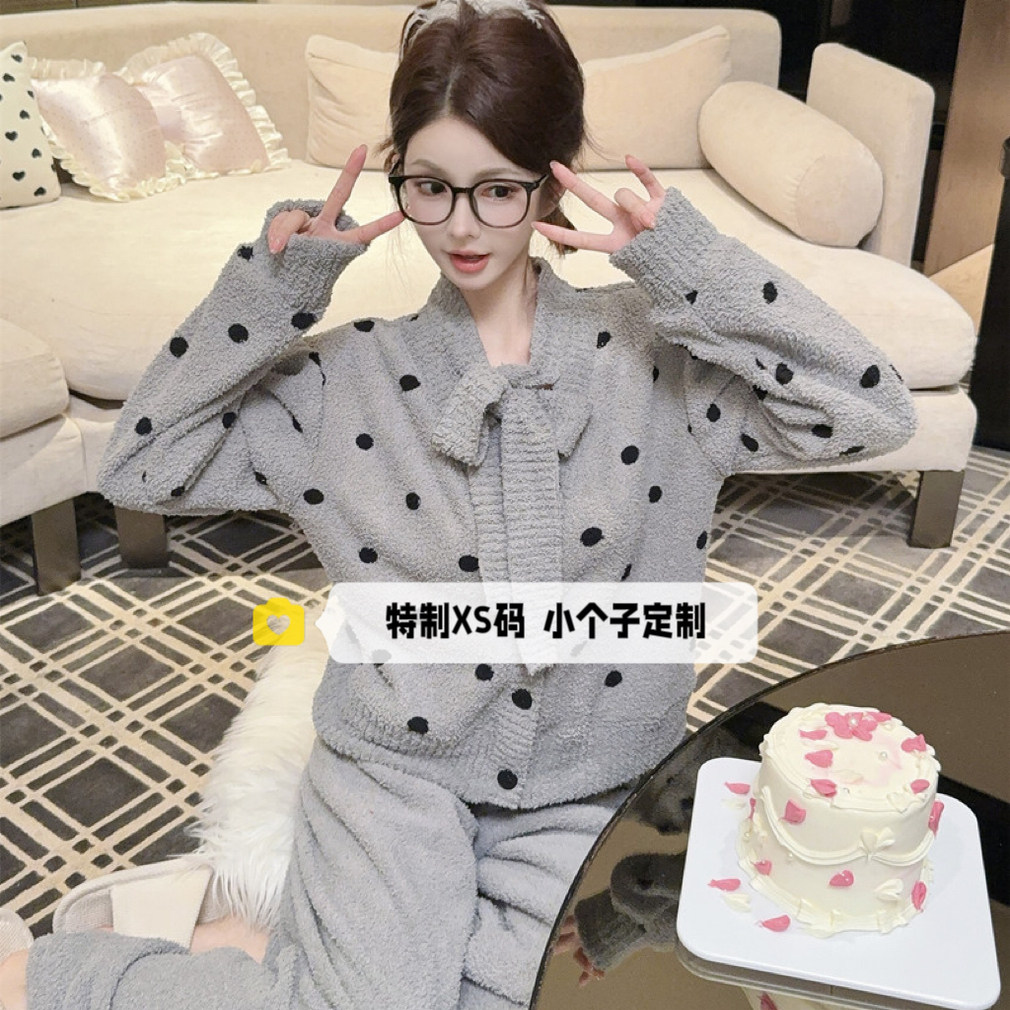 150cm娇小个子冬季加厚保暖睡衣