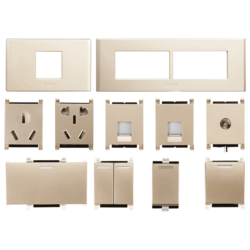 公牛118型组合模块开关插座面板