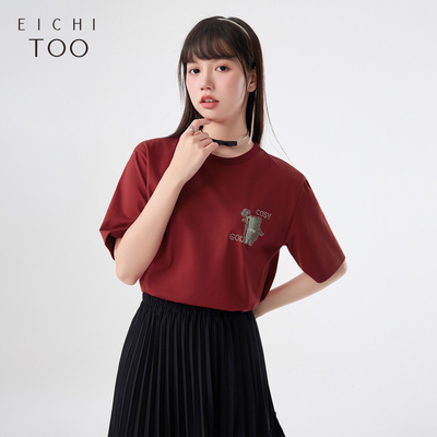 爱居兔休闲时尚短袖T恤