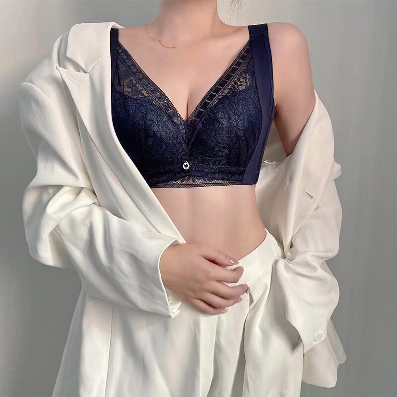 大胸显小超薄0.3舒适软钢圈CD杯收副乳防下垂养护文胸