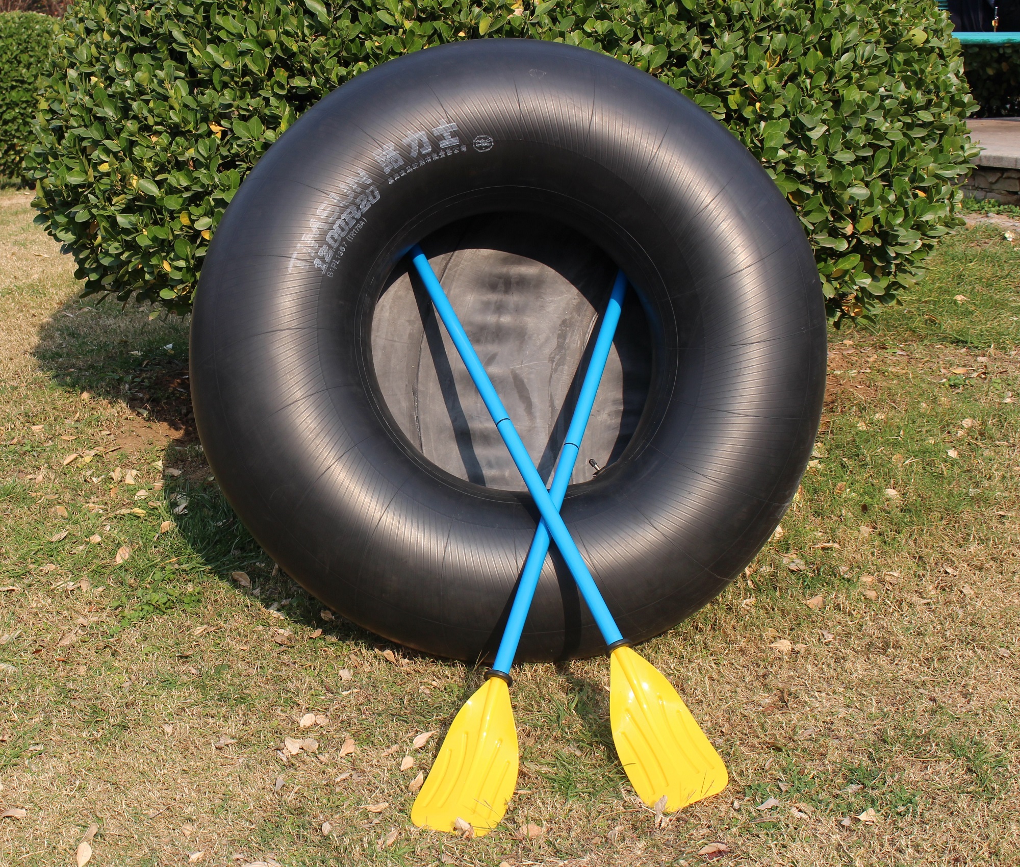 新品轮胎船加厚自制单人冲锋舟