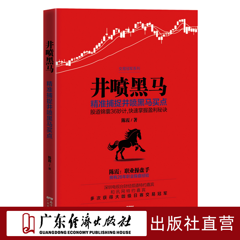 井喷黑马：精准捕捉井喷黑马买点陈霞新手入门炒股股票入门基础知识与技巧从零开始学实战技巧股市炒股入门书籍投资理财-封面