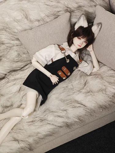 BJD娃衣 普四大四特四 通穿 娃衣咖啡围裙