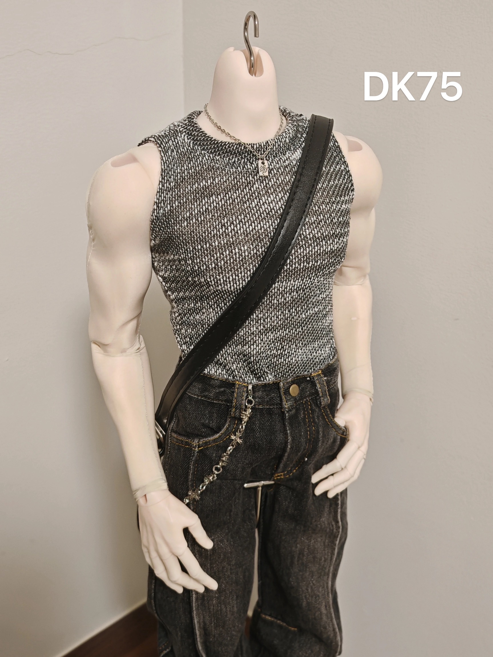 BJD75叔娃衣上新 背心 时尚针织背心 id75 dk75 娃衣 通穿