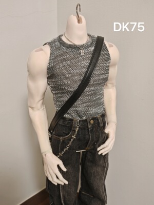 BJD75叔娃衣上新 背心 时尚针织背心 id75 dk75 娃衣 通穿