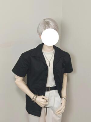BJD75叔77叔娃衣BJD短袖衬衫多色可选 uf75 yc77 am77 dk75 壮叔