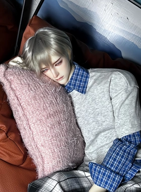 BJD娃摄影道具BJD枕头75叔77叔重工刺绣花片枕头