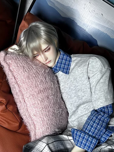 BJD娃摄影道具BJD枕头75叔77叔重工刺绣花片枕头