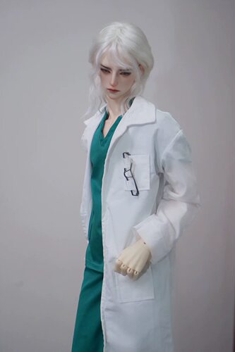 BJD娃衣cos手术服 白大褂 75叔77叔壮瘦通穿