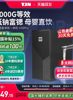 【6年滤芯】特洁恩即热净水器家用直饮厨房自来水ro反渗透一体机