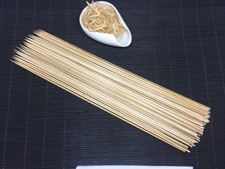 串串香竹签烧烤竹签炸串竹签硬竹签火锅麻辣烫竹签33厘米6400