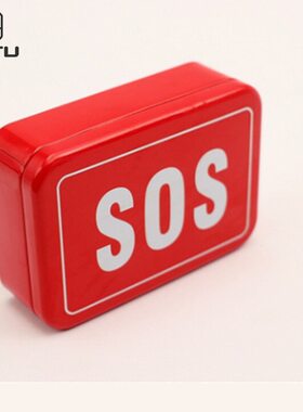 凹凸 野外生存工具收纳盒 户外应急包SOS救生盒求生铁盒AT9016-1