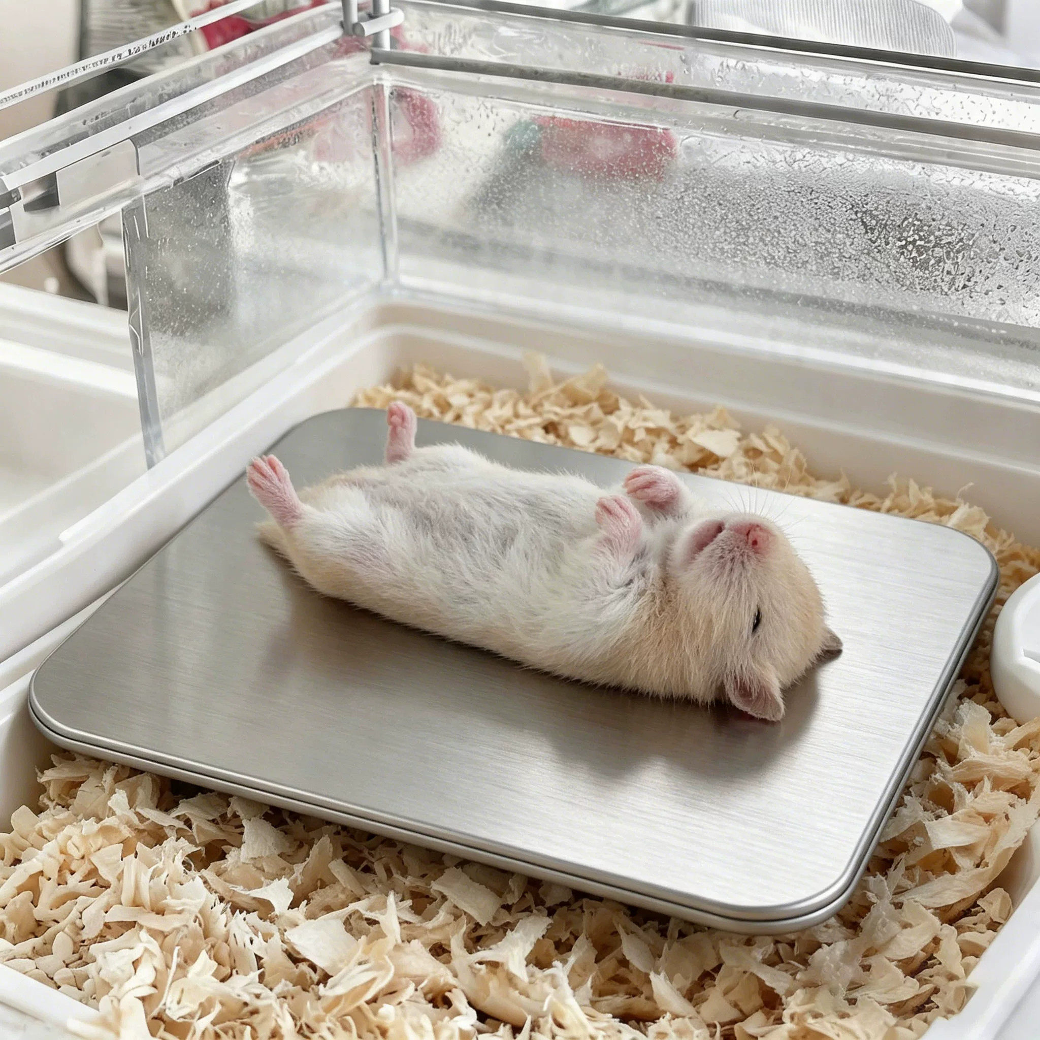 宠物冰垫仓鼠金丝熊专用散热板夏季降温铝板耐抓耐咬兔子消暑用品