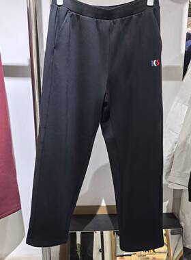 乐卡克法国公鸡25冬男款运动长裤加绒保暖针织长裤L254MCNTPT04