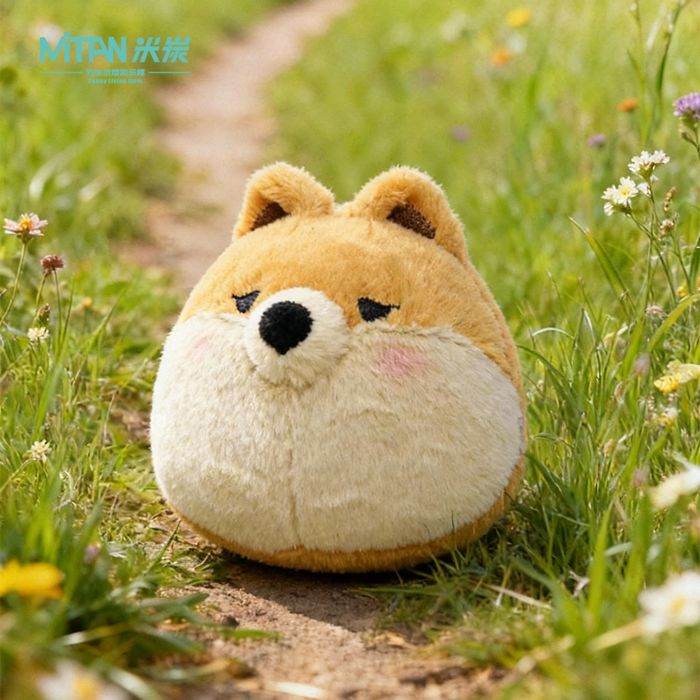 田园犬真獭兔毛可爱大黄毛绒