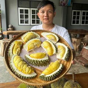 保3房【鲜果需放熟】 泰国托曼尼巴掌果榴莲 果核偏大 当季新鲜