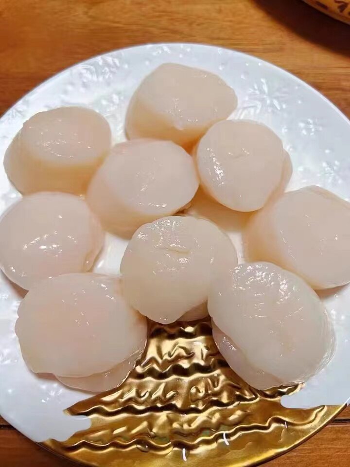 嘉辉水产帆立贝柱虾夷扇贝带子冷冻大号扇贝肉刺身瑶柱1kg