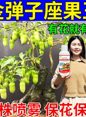 金弹子授粉药防落果催花保果专用药防裂瓜果盆景果树挂果授粉剂
