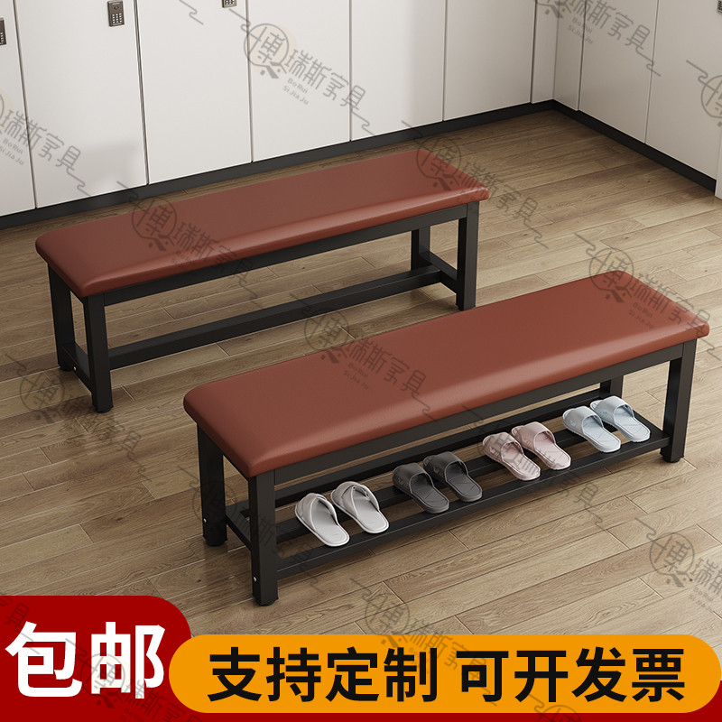 换鞋凳子入门可坐多层鞋架软包长条凳子多功能储物长条沙发凳家用图片
