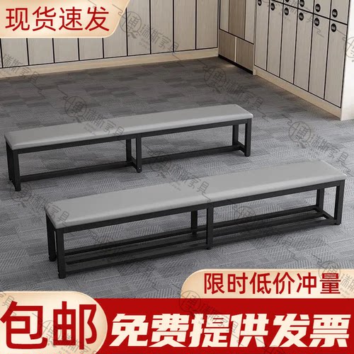 家用长条凳子软包换鞋凳可定制