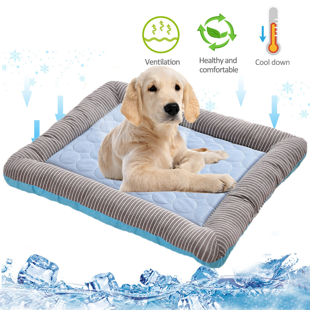 Dog Cooling Pad Pet Couch Bed Dogs House For Medium Large Do