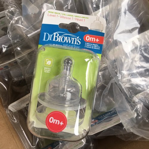 包邮原装美国进口硅胶宽口奶嘴