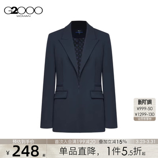 2025秋冬商务多口袋修身 G2000女装 剪裁休闲西服 舒适弹性